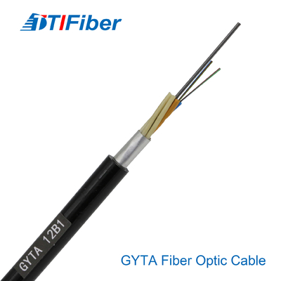 کابل فیبر نوری زرهی GYTA G652D در فضای باز تک حالته