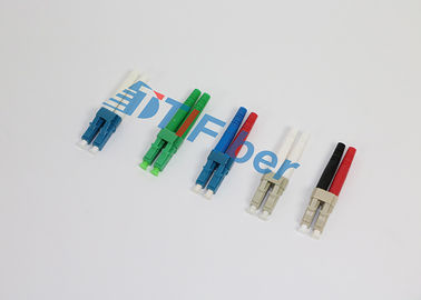 اتصالات کابل فیبر نوری Multimode Duplex LC Green Green برای شبکه FTTX