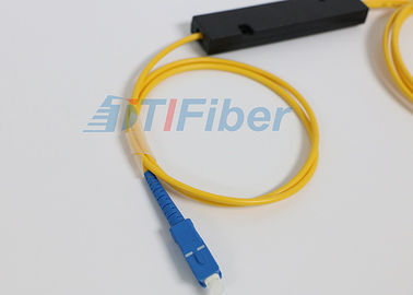 تقسیم کننده فیبر نوری SC / APC 1 X 2 با کابل فیبر 3.0 میلی متر G657A