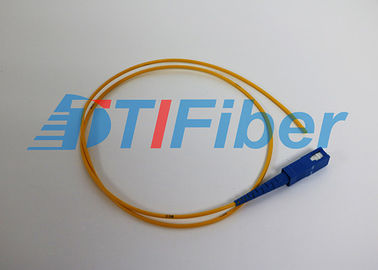 فیبر نوری pigtail single mode SC / UPC 0.9 mm 1.5 متر RoHS