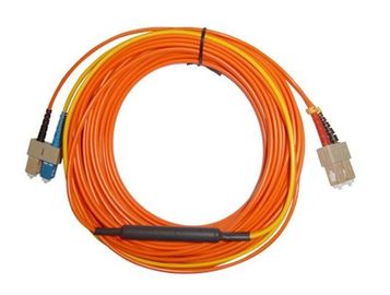 SC APC - SC APC بند ناف شبکه فیبر نوری ، سیاه و سفید نارنجی