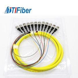 ضریب فیبر نوری Pigtail Simplex Multi - Fibers ST از دست دادن ضعیف درج کم