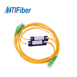 FTTH PLC فیبر نوری شکاف دهنده ABS Type Type Low PDL طول موج عملیاتی