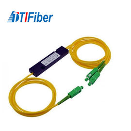 ABS Type PLC فیبر نوری تقسیم Singlemode 1X2 FTTX سیستم برنامه