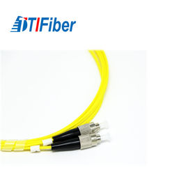 کابل شبکه فیبر نوری Single Mode Duplex ST / ST 2.0mm از دست دادن کم درج