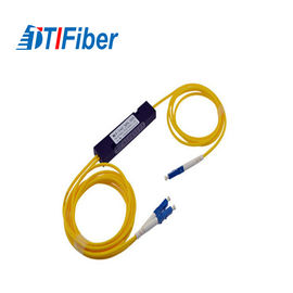 FBT 1X2 2x2 تقسیم فیبر نوری PLC 1310 / 1550nm 0.9mm ABS نوع ABS برای سیستم FTTX