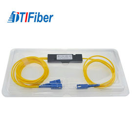 FBT بسته بندی فیبر نوری Singlemode SC UPC 1X2 1X4 1X8 1X16 بسته بندی لوله لوله / ABS