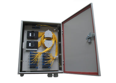 جعبه توزیع فیبر نوری فولاد نورد سرد با 1 × 64 PLC SC / APC