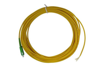 شبکه دسترسی نوری SC APC Simplex Pigtail با کابل فیبر نوری SM زرد