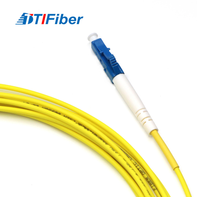 سیم تک حالته SM LC-LC UPC APC Simplex 0.9mm/2.0mm/3.0mm LSZH Fiber Optic Patch Cord