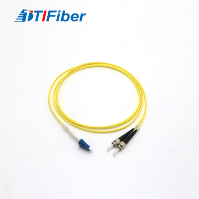 LC/UPC-ST/UPC تک حالته SX DX G652D LSZH وصله سیم فیبر نوری 0.9mm / 3.0mm