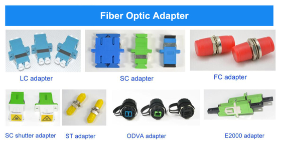 آداپتور فیبر نوری Simplex Duplex Sm / Mm برای برنامه Ftth