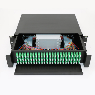 Sc/Fc/St/Lc Rack Mount Box Fiber Optic Patch Panel 12-24 Cores