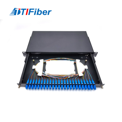 جعبه ترمینال فیبر نوری رک Ftth Sc/Fc/St/Lc با ژاکت 0.9 میلی متری