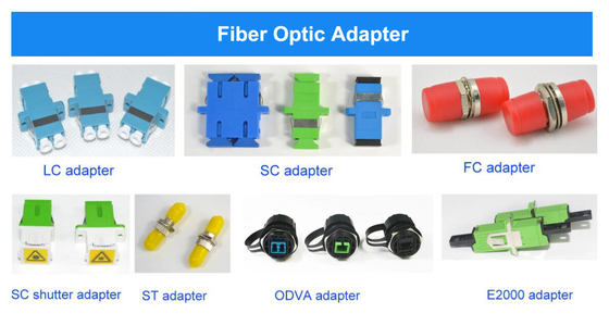اتصال دهنده TTIFiber SC LC FC ST آداپتورهای فیبر نوری برای Ftth