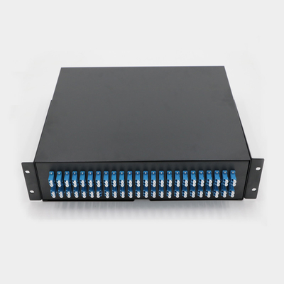 FTTH 12 24 48 96 144 پورت پچ پنل فیبر نوری Telecom رک 19 اینچی نصب شده