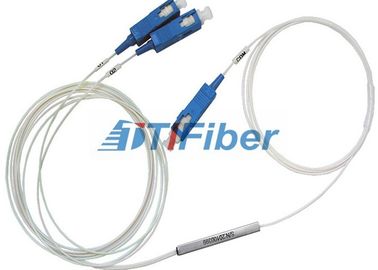 تقسیم فیبر نوری FTTH Solution 1x2 Mini با اتصال فیبر 0.9 میلی متر و اتصال SC / APC