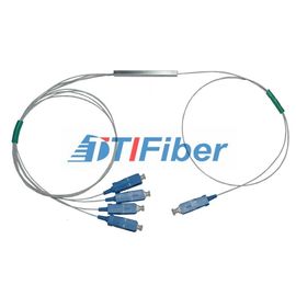 تقسیم فیبر نوری FTTH Solution 1x2 Mini با اتصال فیبر 0.9 میلی متر و اتصال SC / APC