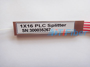 لوله شکاف فولادی 1X16 شکاف کوچک فیبر نوری PLC با اتصال SC / APC