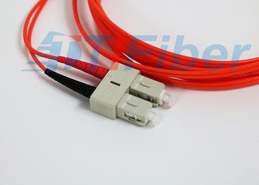 تهویه مطبوع حالت اتصال بند نافی فیبر نوری SC / UPC به LC / UPC با کابل G657A