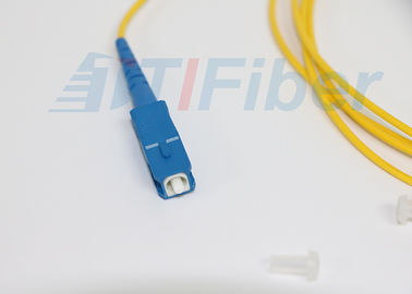 حالت تک سیم کابل فیبر پچ SC / UPC Simplex برای شبکه FTTH ، طول سفارشی