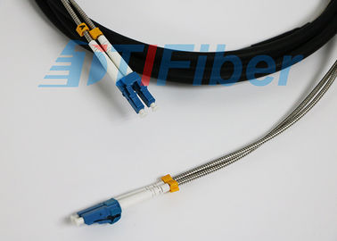 سیم کشی DLC / PC 7.0mm Duplex فیبر نوری در فضای باز برای شبکه FTTA