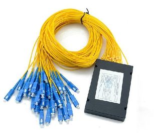 مدار فیبر نوری مسطح مسطح (PLC) تقسیم ABS 1 * 16 برای شبکه