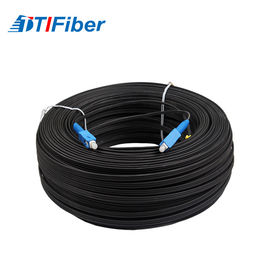 سیمپلکس FTTH Drop Cable SC/UPC فیبر نوری پچ سیم با ژاکت سیاه/سفید LSZH