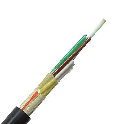 FTTH FTTX درب ADSS یک پوشش دو لایه 8F 12F 24F 48F کابل فیبر نوری