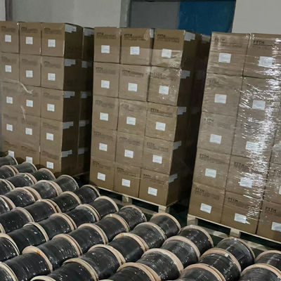 کابل افت FTTH GJYXCH فضای باز و داخلی G657A G652D 1 2 هسته فیبر خانه فیبرا 1 کیلومتر 2 کیلومتر کابل فیبر نوری