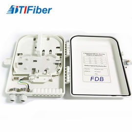 16 پورت FTTH فیبر نوری جعبه توزیع فیبر نوری LC / SC اتصالات سبک وزن دیوار نصب شده