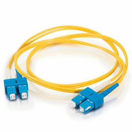 بند بند فیبر نوری Singlemode از دست دادن کم درج اتصال با اتصال SC / LC / ST / FC