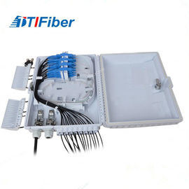 جعبه توزیع فیبر نوری هسته 8 12 16 کانکتور اتصال ODB SC LC رنگ سفید برای FTTH