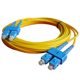 کابل وصله نوری فیبر نوری ارتباطات SC Duplex با پرداخت UPC / APC