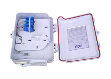 16 FTTH جعبه توزیع فیبر نوری ، جعبه توزیع شکاف PLC نصب شده در دیوار