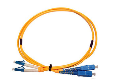 کابل فیبر نوری سریال LC-SC تک لایه Singlemode Duplex ، PC / UPC / APC