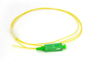 Pigtail فیبر نوری 0.9 mm 6core ، 12core ST SM با کابل فیبر نوری زرد