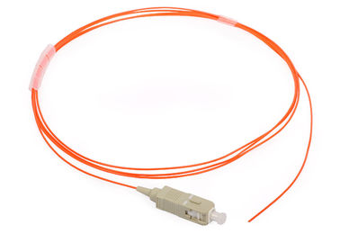 فیبر رنگ آمیزی Multimode SC MM Fiber UPC ، کابل فیبر نارنجی 0.9 میلی متری