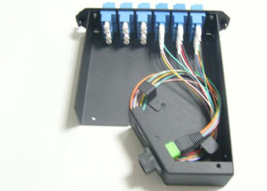 12 SC اتصالات ضد تکان دهنده MPO Patch Panel برای سیستم کابل کابل