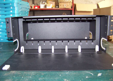 سیستم کابل کابل 4U LC MPO Patch Panel با اتصالات SC Simplex