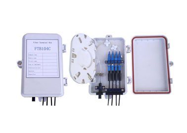 جعبه توزیع کابل فیبر در فضای باز 1 * 4 PLC برای فیبر Pigtail SC