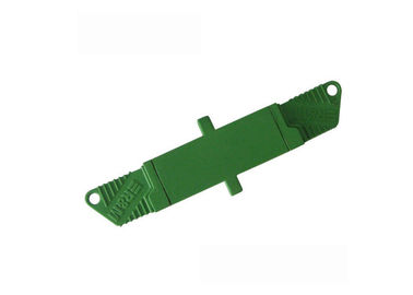 آداپتور فیبر نوری صیقلی APC با محفظه پلاستیکی سبز