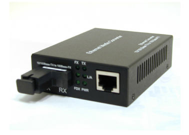 مبدل رسانه ای فیبر Singlemode LC Port 20KM پشتیبانی از کنترل جریان