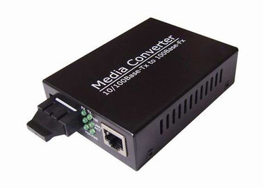 مبدل رسانه ای فیبر Singlemode LC Port 20KM پشتیبانی از کنترل جریان