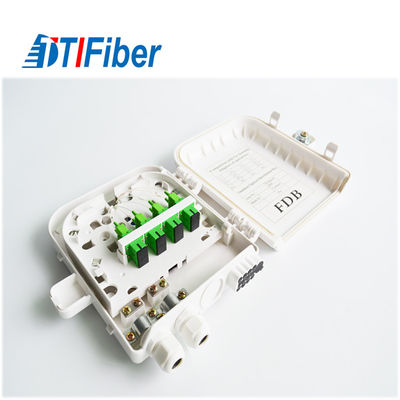جعبه توزیع تقسیم کننده فیبر کابل فیبر 1x4 با قیمت پایین در فضای باز PLC FTTH