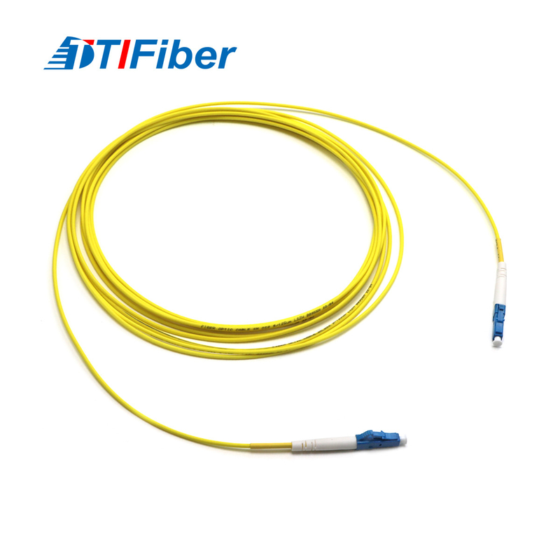 سیم تک حالته SM LC-LC UPC APC Simplex 0.9mm/2.0mm/3.0mm LSZH Fiber Optic Patch Cord