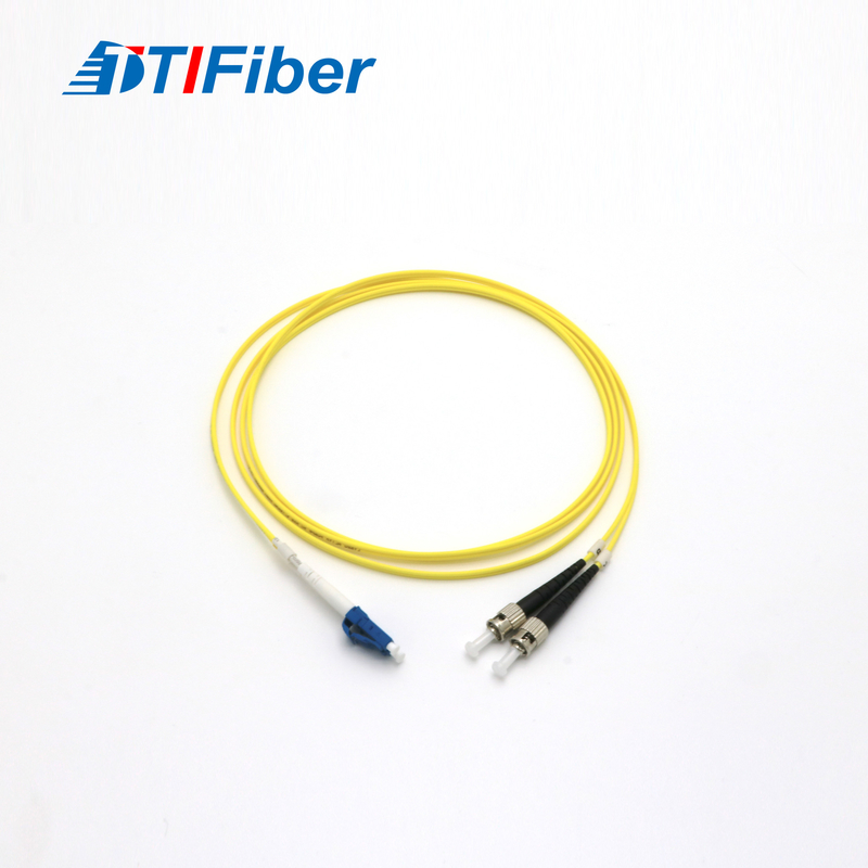 LC/UPC-ST/UPC تک حالته SX DX G652D LSZH وصله سیم فیبر نوری 0.9mm / 3.0mm